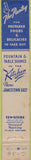 Matchbook Cover - Gretchen's Kitchen Jamestown NY 10 Strike