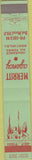 Matchbook Cover - Merritt Agency Insurance Rocky Hill NJ 10 Strike