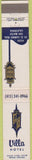 Matchbook Cover - Villa Hotel San Mateo CA 10 Strike