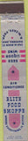 Matchbook Cover - Elite Food Shoppe Ravenna OH 10 Strike