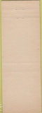 Matchbook Cover - New Delmonico Restaurant San Francisco CA
