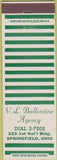 Matchbook Cover - VL Ballentine Agency Springfield OH