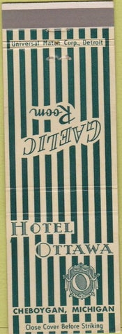 Matchbook Cover - Hotel Ottawa Cheboygan MI