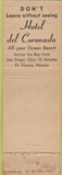 Matchbook Cover - Chapman Park Hotel Los Angeles CA