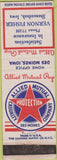 Matchbook Cover - Allied Mutual Insurance Shenandoah IA