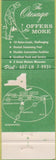 Matchbook Cover - The Otesaga Cooperstown NY Resort