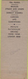 Matchbook Cover - Bill Trinkle Tavern Allentown PA
