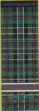 Matchbook Cover - Clan Ogilvy Hunting Tartan Department Store Montreal QC
