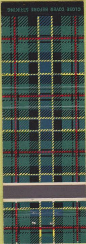 Matchbook Cover - Clan Ogilvy Hunting Tartan Department Store Montreal QC