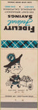 Matchbook Cover - Fidelity Federal Savings Bank Glendale CA