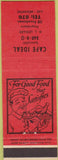 Matchbook Cover - Cafe Ideal BBQ Lac Megantic QC