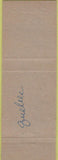 Matchbook Cover - Cafe Ideal BBQ Lac Megantic QC