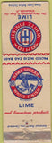 Matchbook Cover - Hawk Spread White Finish Lime Woodville OH WEAR