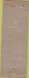 Matchbook Cover - Hawk Spread White Finish Lime Woodville OH WEAR