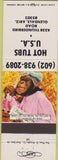 Matchbook Cover - Hot Tubs USA Glendale AZ