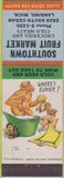 Matchbook Cover - Southtown Fruit Market Lansing MI