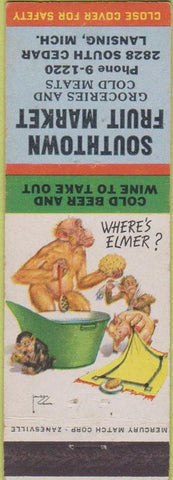 Matchbook Cover - Southtown Fruit Market Lansing MI