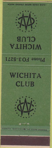 Matchbook Cover - Wichita Club KS