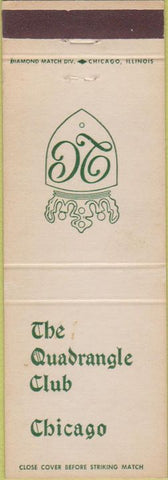 Matchbook Cover - Quadrange Club Chicago IL