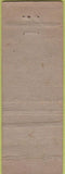 Matchbook Cover - 2x4 Lunch Mishawaka IN POOR