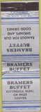 Matchbook Cover - Bramers Buffet Denver CO WEAR