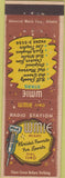 Matchbook Cover - WMIE Radio Miami FL