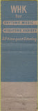 Matchbook Cover - WHK Radio Cleveland OH