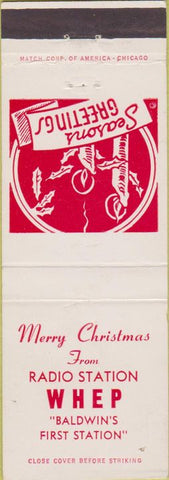 Matchbook Cover - WHEP Radio Baldwin County Foley AL