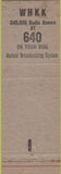 Matchbook Cover - WHKK Radio Akron OH