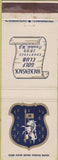 Matchbook Cover - Hackensack Golf Club Oradell NH