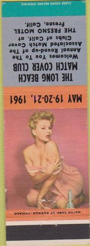 Matchbook Cover - Long Beach Match Club Fresno CA pinup