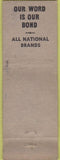 Matchbook Cover - Bond Liquor Store St Paul MN POOR