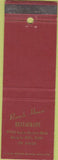 Matchbook Cover - Ranch House Restaurant Beverly Hills CA