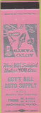Matchbook Cover - Government Hill Auto Supply Anchorage AK pink