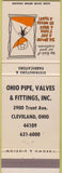 Matchbook Cover - Ohio Pipe Valve Cleveland OH