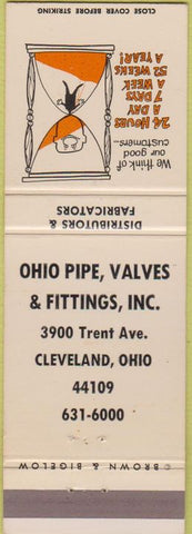Matchbook Cover - Ohio Pipe Valve Cleveland OH