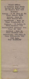 Matchbook Cover - Hunt Realtors Buffalo NY WORN