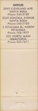 Matchbook Cover - Redwood Empire Title Santa Rosa Petaluma Sebastopol CA