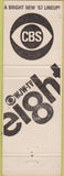 Matchbook Cover - WJW TV Norther OH CBS 1967