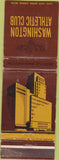 Matchbook Cover - Washington Athletic Club Seattle WA