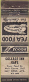 Matchbook Cover - College Inn Cafe Minneapolis MN WORN