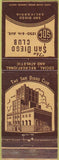 Matchbook Cover - The San Diego Club CA