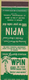 Matchbook Cover - WPIN Radio St Petersburg FL