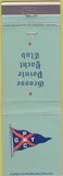 Matchbook Cover - Grosse Pointe Yacht Club MI