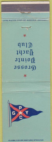 Matchbook Cover - Grosse Pointe Yacht Club MI