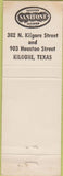 Matchbook Cover - Gregg Laundry Dry Cleaning Kilgore TX