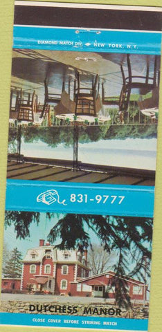 Matchbook Cover - Dutchess Manor Beacon NY 30 Strike