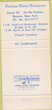 Matchbook Cover - Dutchess Manor Beacon NY 30 Strike