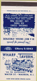 Matchbook Cover - Wharf Tavern Warren RI 30 Strike