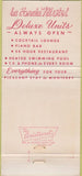 Matchbook Cover - La Fonda Motel Monterey CA 30 Strike